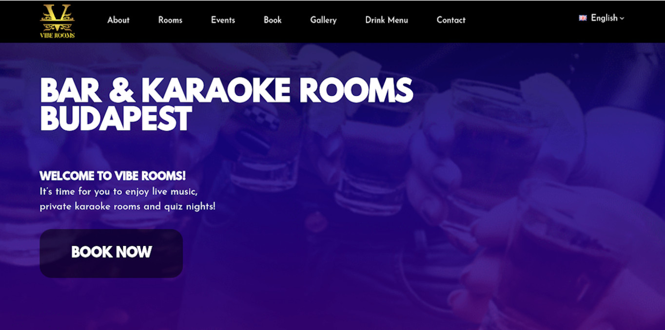 Private Karaoke Rooms Budapest website