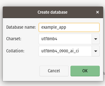 Create Database