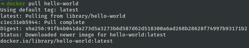 Docker Hello World