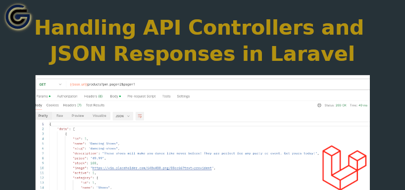 Handling API Controllers and JSON Responses in Laravel